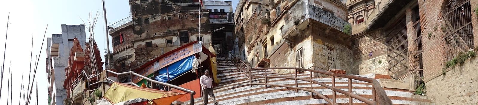 The ghats of Kashi at dawn